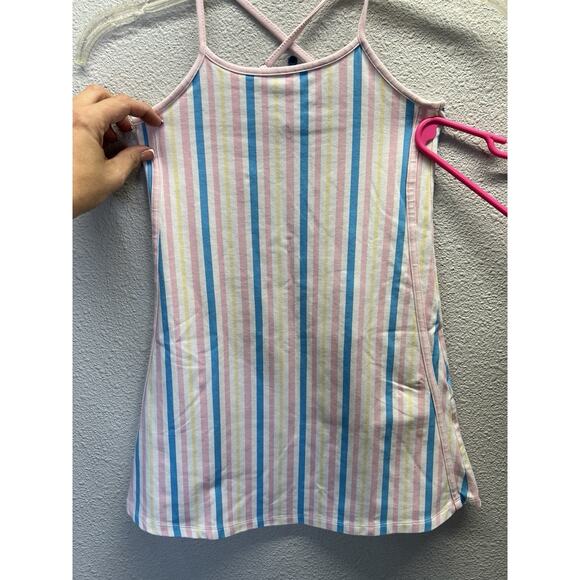 Forever 21 Kids Striped Tank Dress Pastel Multicolor Size 7/8 Girls - Picture 5 of 5